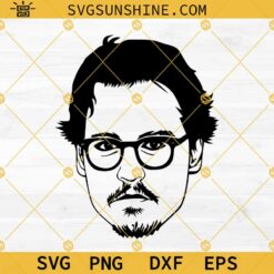 Johnny Depp SVG PNG DXF EPS Vector Clipart
