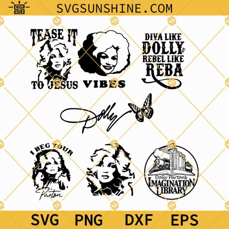 Dolly Parton SVG Bundle, Dolly Parton Quotes SVG Cut File for Cricut ...