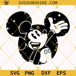 Mickey Mouse SVG, Mickey Ears SVG, Disneyland Ears SVG PNG DXF EPS Cricut Cut file Silhouette