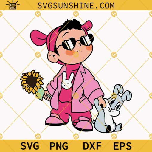 Bad Bunny Easter SVG, Baby Benito SVG, Baby Bad Bunny SVG, Bad Bunny SVG