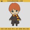 Ron Weasley Embroidery Design, Harry Portter Embroidery Design