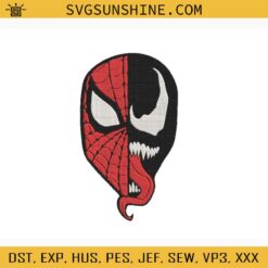 Spiderman Venom Embroidery Designs, Spiderman Venom Embroidery Design File, Spiderman Venom Embroidery Files