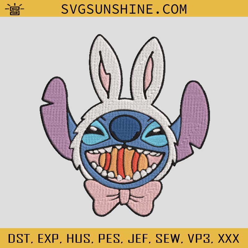 Stitch Easter Embroidery Design, Stitch Embroidery Design