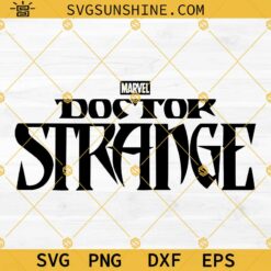 Marvel Doctor Strange Logo Svg Png Dxf Eps Cut Files For Cricut Silhouette