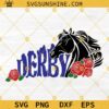Kentucky Derby SVG, KY Horse And Roses SVG, Run For The Roses, Horse Race SVG, Derby SVG PNG DXF EPS Instant Download