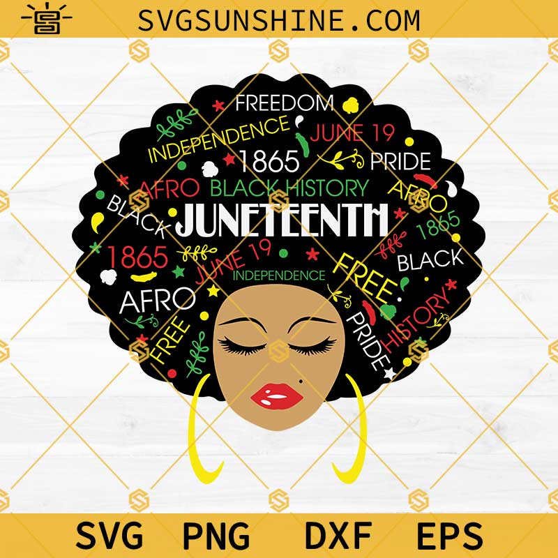 Juneteenth Melanin Black Women Natural Hair SVG, Juneteenth SVG, Black  Women SVG, Black Girl SVG, Juneteenth