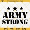 Army Strong SVG, Patriot SVG, Veteran SVG, Military SVG, Patriotic American SVG, USA Hero SVG