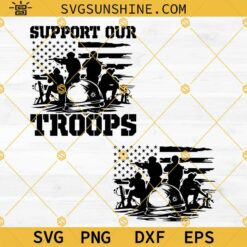 Soldier Battle Scene SVG Bundle, Support Our Troops SVG, US Veteran SVG, Military SVG, US Soldier SVG
