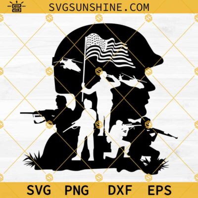 Soldier Scene SVG, Military Scene SVG, Military Clipart, Military ...