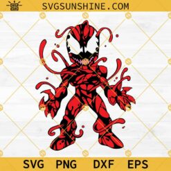 Carnage Venom 2 SVG, Venom Carnage SVG PNG DXF EPS Digital Download