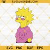 Lisa Bad Bunny SVG, Bad Bunny Simpson SVG, Lisa SVG, Simpsons SVG