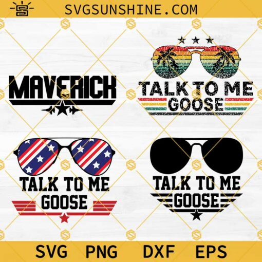 Maverick Talk To Me Goose SVG Bundle, Top Gun SVG, Talk To Me Goose SVG PNG, Maverick SVG, Tom Cruise SVG