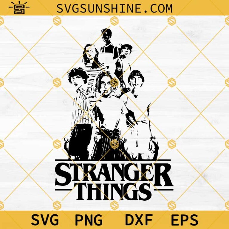 Human Vector Stranger Things Stranger Things SVG, Stranger Things Characters SVG, Stranger Things ...