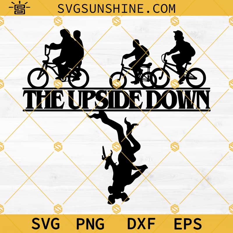 The Upside Down SVG, Stranger Things SVG, Demogorgon SVG PNG DXF EPS