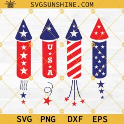 Fireworks SVG, 4th Of July SVG, Patriotic SVG