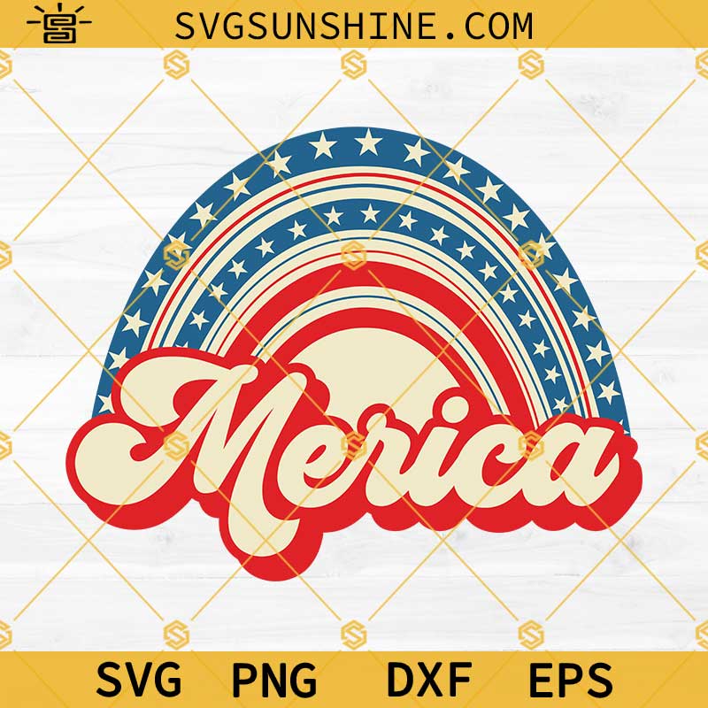 Merica SVG, 4th Of July SVG, Fourth Of July SVG