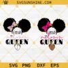 Little Melanin Queen SVG Bundle, I Am Melanin Princess SVG, Cute Black Girl Kids SVG