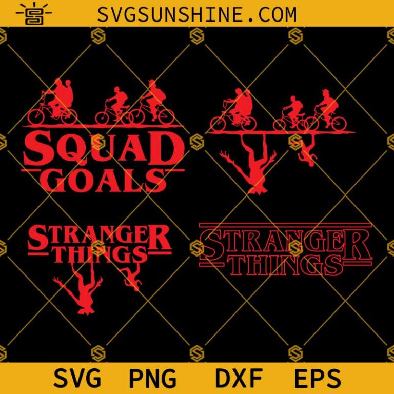 Stranger Things SVG Bundle, Logo Stranger Things SVG PNG DXF EPS Cricut ...