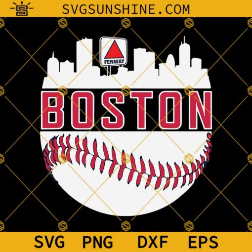 Boston Downtown Softball SVG, Boston Downtown SVG, Softball SVG, Baseball SVG