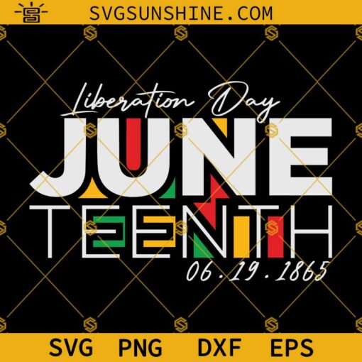 Juneteenth SVG, Liberation Day SVG, Since 1865 SVG, Freedom Day SVG
