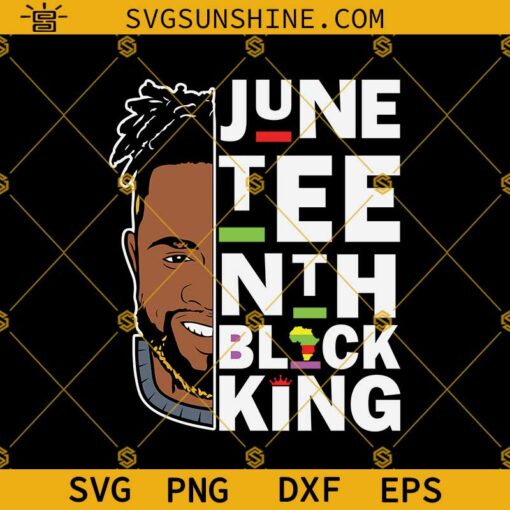 Juneteenth Black King SVG, Juneteenth Is My Independence Day SVG, Black Man SVG, Juneteenth SVG, Black Pride SVG