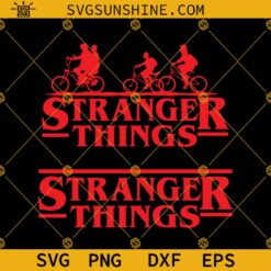 Stranger Things SVG, Stranger Things Logo SVG, Stranger Things SVG PNG DXF EPS 2 Designs Vector Clipart