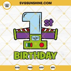 1st Birthday Buzz Lightyear SVG, Buzz Lightyear 1st Birthday SVG, Birthday SVG, Buzz Lightyear SVG