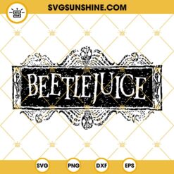 Beetlejuice Logo SVG PNG DXF EPS Instant Download