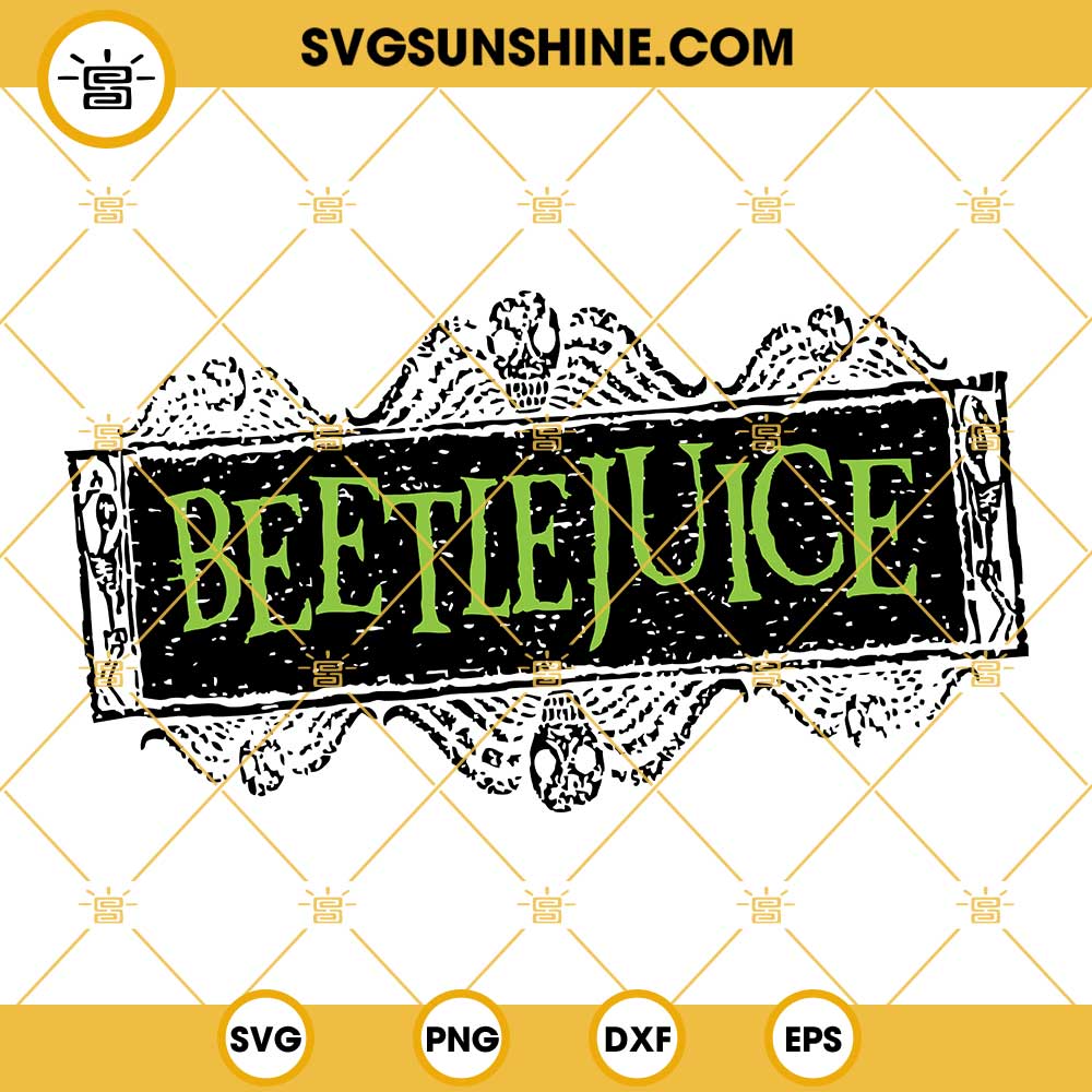Beetlejuice SVG, Beetlejuice Logo SVG, Beetlejuice PNG