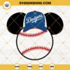 Los Angeles Dodgers Mickey Head SVG, Dodgers SVG, Baseball Mickey Mouse Dodgers SVG
