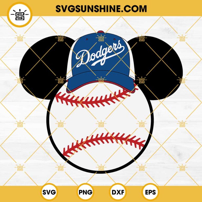 Hello Kitty LA Dodgers SVG, Los Angeles Dodgers SVG, Kitty Dodgers SVG