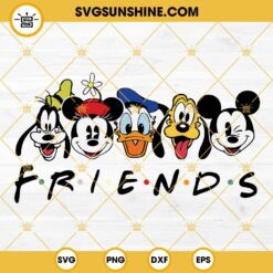 Disney Friends SVG, Disney Best Friends SVG, Disney Mickey Mouse And Friends SVG