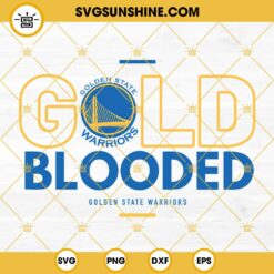 Gold Blooded SVG, Golden State Warriors SVG, 2022 NBA Champions SVG