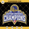 Golden State Warriors 2022 Western Conference Champions SVG PNG DXF EPS Cut Files