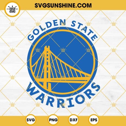 Golden State Warriors Logo SVG PNG DXF EPS Cricut File Silhouette