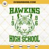Hawkins High School 1986 Tigers SVG, Stranger Things 4 SVG, Hawkins High School Logo Tiger SVG PNG DXF EPS