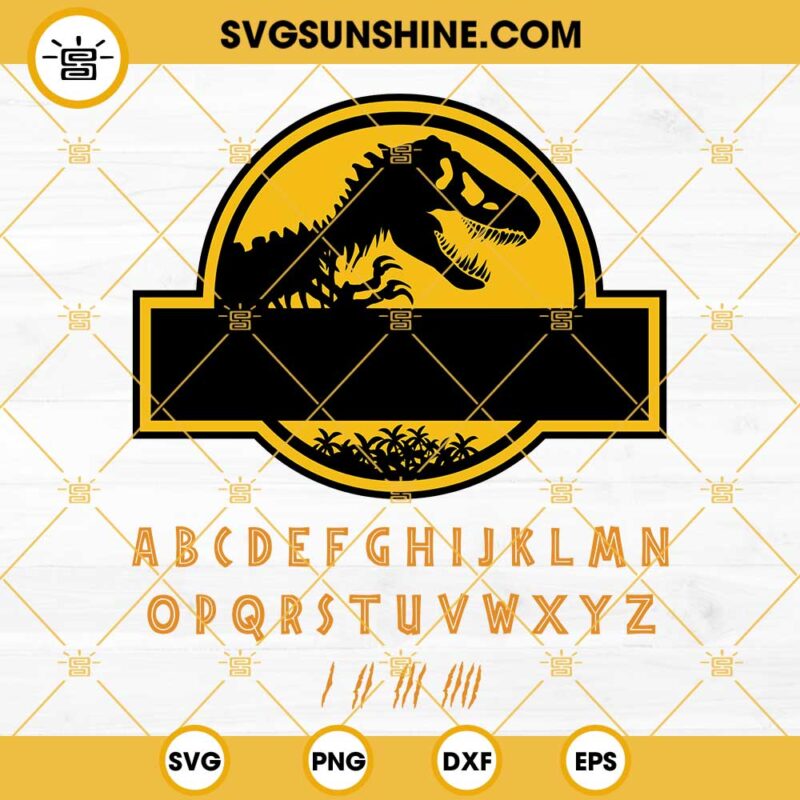 Jurassic World Blank Logo Svg, Jurassic Park Template Logo Svg ...