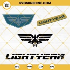Lightyear Logo SVG Bundle, Buzz Lightyear Logo SVG, Lightyear SVG PNG DXF EPS Cut Files