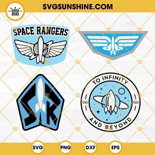 Buzz Lightyear Logo Bundle SVG, Buzz Lightyear Space Rangers SVG, To Infinity and Beyond SVG, Buzz Lightyear Logo SVG