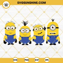 Minions SVG PNG DXF EPS Cut Files For Cricut Silhouette