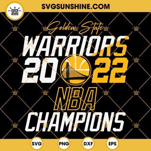 Golden State Warriors 2022 NBA Champions SVG, Gold Blooded SVG, Warriors SVG, NBA 2022 SVG, Basketball SVG
