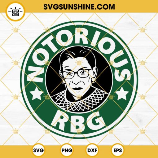 Notorious RBG SVG, RBG SVG, Ruth Bader Ginsburg SVG