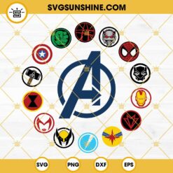 Superhero SVG, Super Hero Logo SVG, Superhero Characters SVG, Marvel SVG, Avengers SVG, Superhero Cricut Silhouette