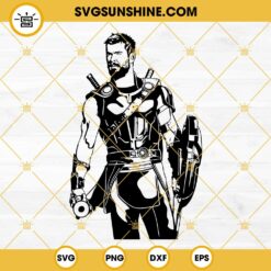 Thor SVG, Avengers Thor SVG, Marvel Comics Thor SVG, Thor SVG PNG DXF EPS Cut Files For Cricut Silhouette