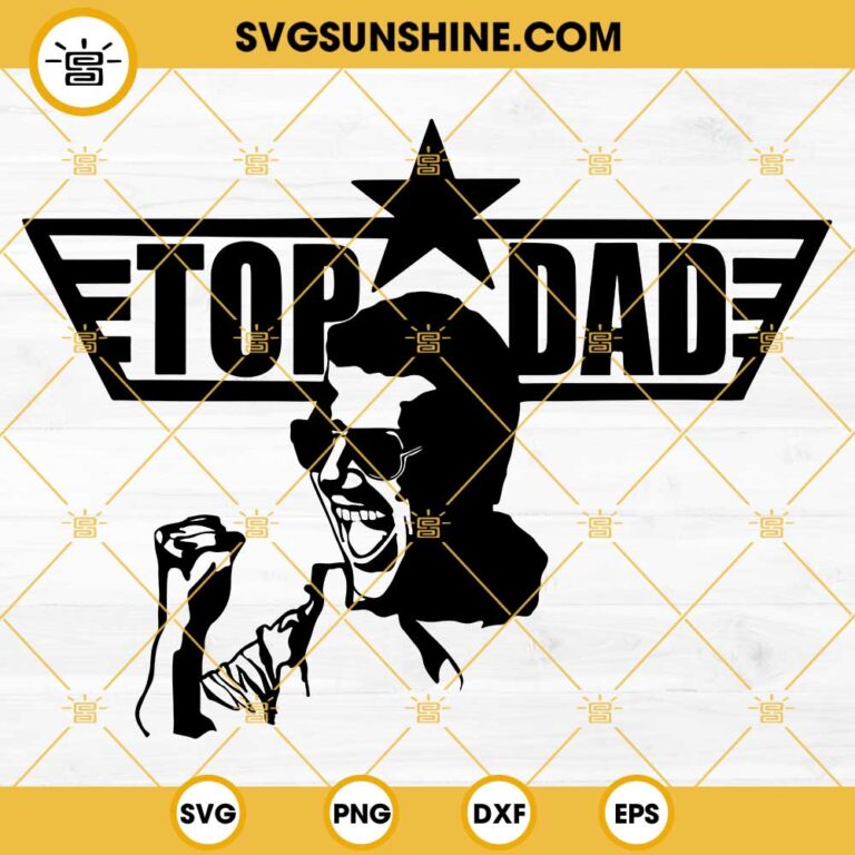 Top Dad SVG, Top Gun Top Dad SVG, Dad SVG, Fathers Day SVG, Dad Shirt SVG