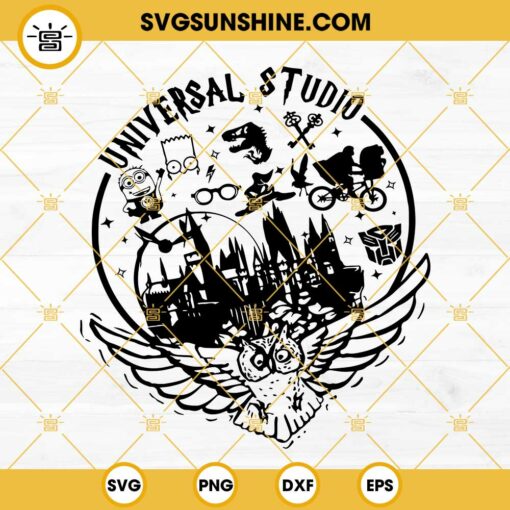 Universal Studio SVG, Family Vacation SVG, Minion SVG, Harry Potter SVG, Magical Kingdom SVG