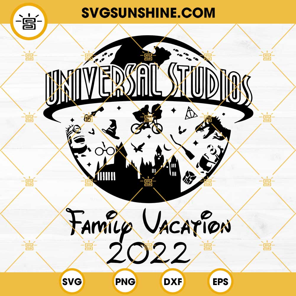Universal Studios Family Vacation 2022 SVG, Holiday Vacation SVG, Family Trip SVG, Universal Studios SVG