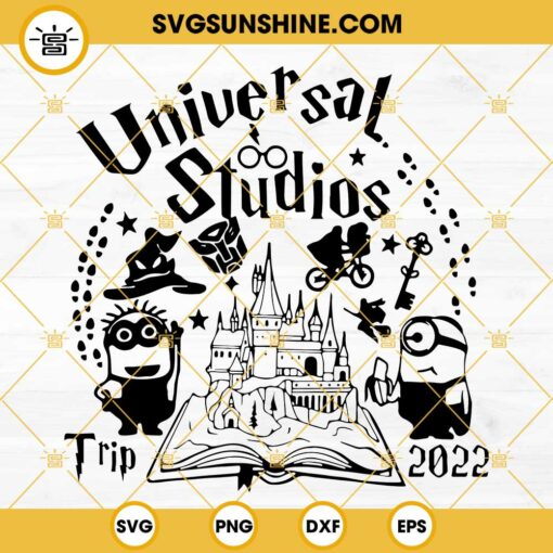 Universal Studios Trip 2022 SVG, Family Vacation SVG, Minion SVG, Family Trip 2022 SVG