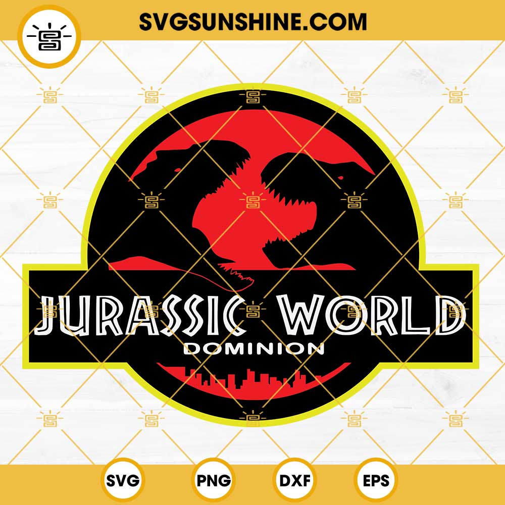 Jurassic World Dominion SVG, Jurassic World SVG PNG DXF EPS Cricut Silhouette