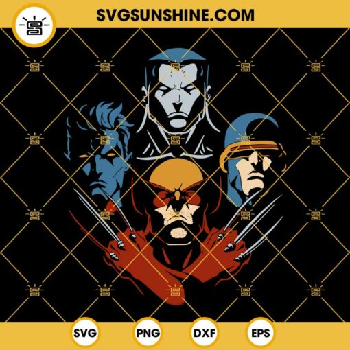 X-Men SVG, Wolverine SVG, Superman SVG, DC Comics Superhero SVG